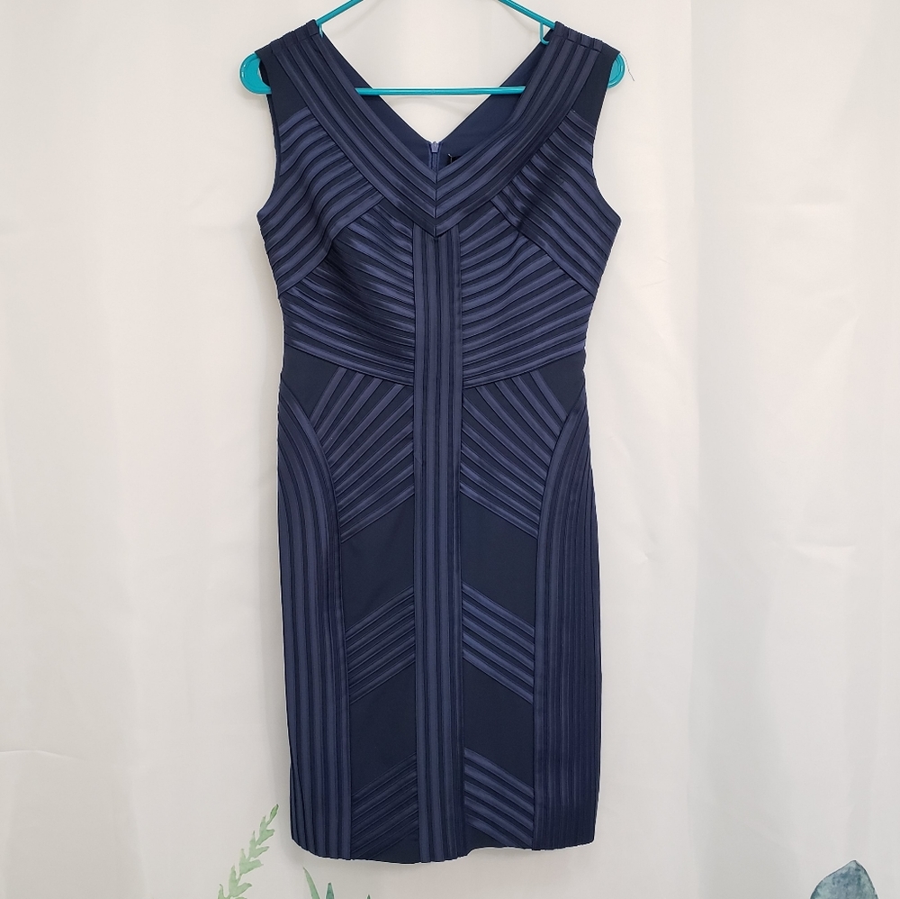 Na.mu navy cocktail dress